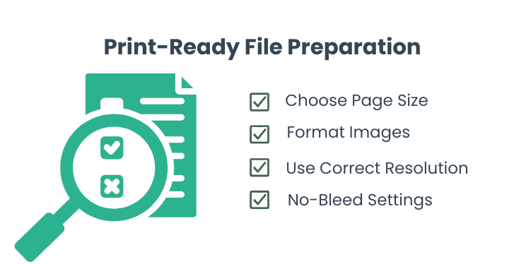 Checklist for coloring book creator: preparing print-ready coloring book page size