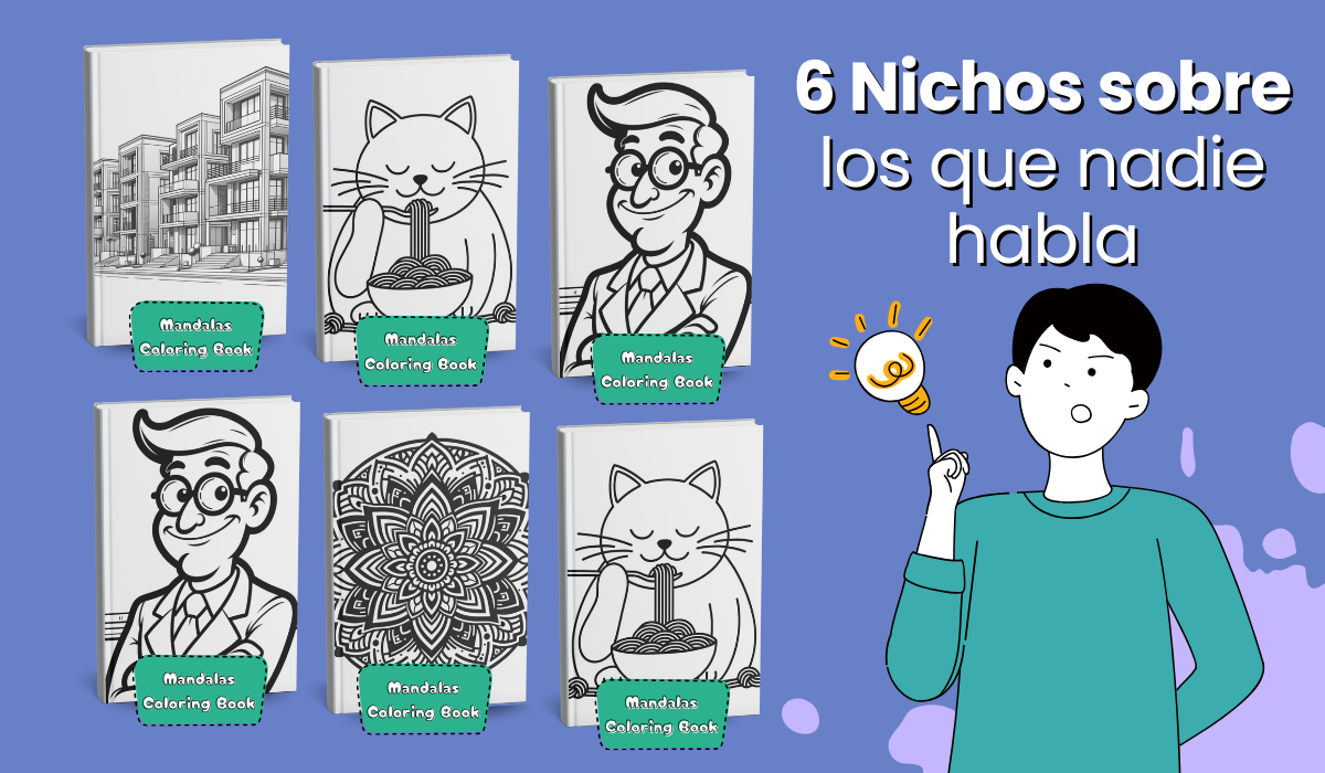 Nichos inexplorados en el mercado de libros para colorear.