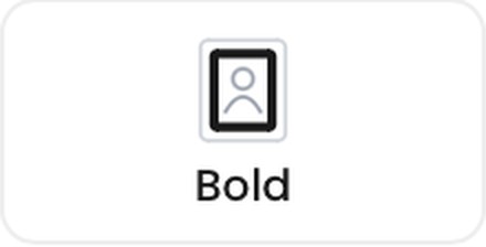 The Bold frame button in Colorin AI